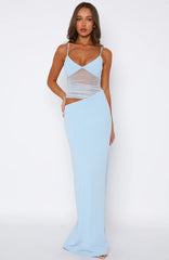 Call Me Up Maxi Dress Blue