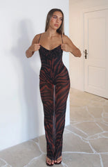 Dream Of Me Maxi Dress Amber Zebra