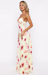 A Day In Nice Maxi Dress Butter Floral