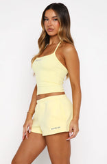 Test Drive Halter Top Lemon