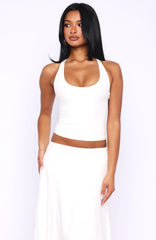 Sunbliss Halter Top White
