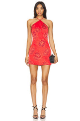 Genelle Keyhole Mini Dress