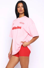 Ready To Go Oversized Tee Pink