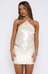 Athens Aura Shell Top White