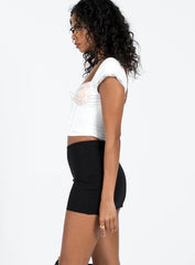 Karley Low Waist Mini Skirt Black
