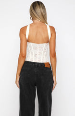 Parisian Love Story Bustier Cream