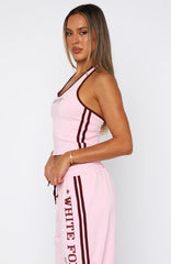 Star Of The Night Halter Top Pink