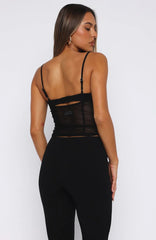 Forever Tonight Top Black