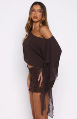 Static Heart Top Chocolate