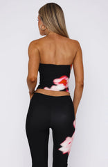 Dance To My Rhythm Strapless Top Onyx Burst