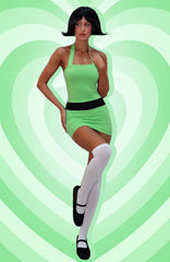 Sugar, Spice And Everything Nice Mini Dress Green