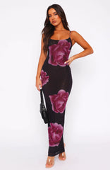 Things I Should Have Said Maxi Dress Midnight Peony