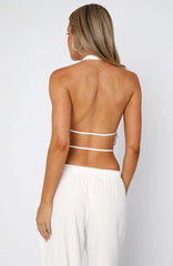 Happier Together Top White