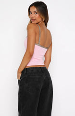 Hey Gorgeous Singlet Top Pink
