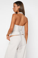 He Said She Said Bustier Bone