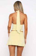 Seen Not Owned Halter Top Citrus