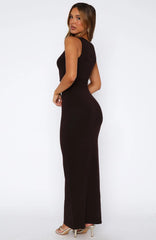 She's Back Maxi Dress Espresso