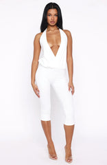 Flawlessly Lost Jumpsuit Cream