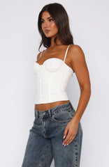 Fall In Love Bustier White
