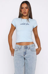 The Original Baby Tee Blue