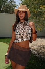 Rely On Me Crochet Top Off White