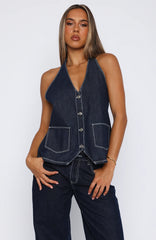 Energy Balance Top Dark Indigo