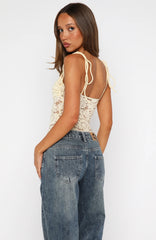 Pretty Savage Lace Bodysuit Lemon