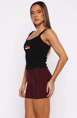 Club 14 Taylah Singlet Top Black