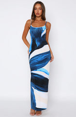 Feeling The Heat Maxi Dress Midnight Petal