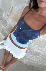 Don't Fit In Tank Top Blue