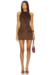Amelia Suede Mini Dress
