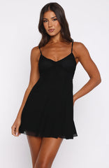 Forget About Him Mini Dress Black
