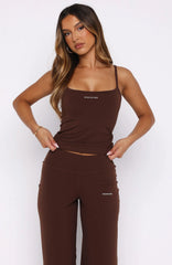 Core Strengths Tank Top Chocolate