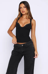 Tell Me I'm Wrong Bustier Black