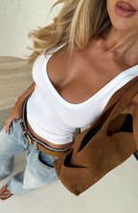 Members Only Tank Top White