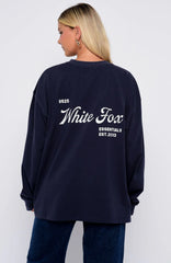The Good Life Back Long Sleeve Tee Navy