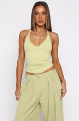 Figuring Out Feelings Tank Chartreuse