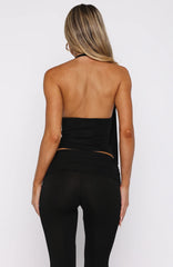 If You Need My Love Top Black