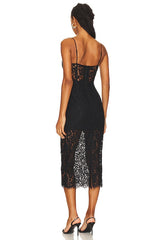 Olina Corset Midi Dress