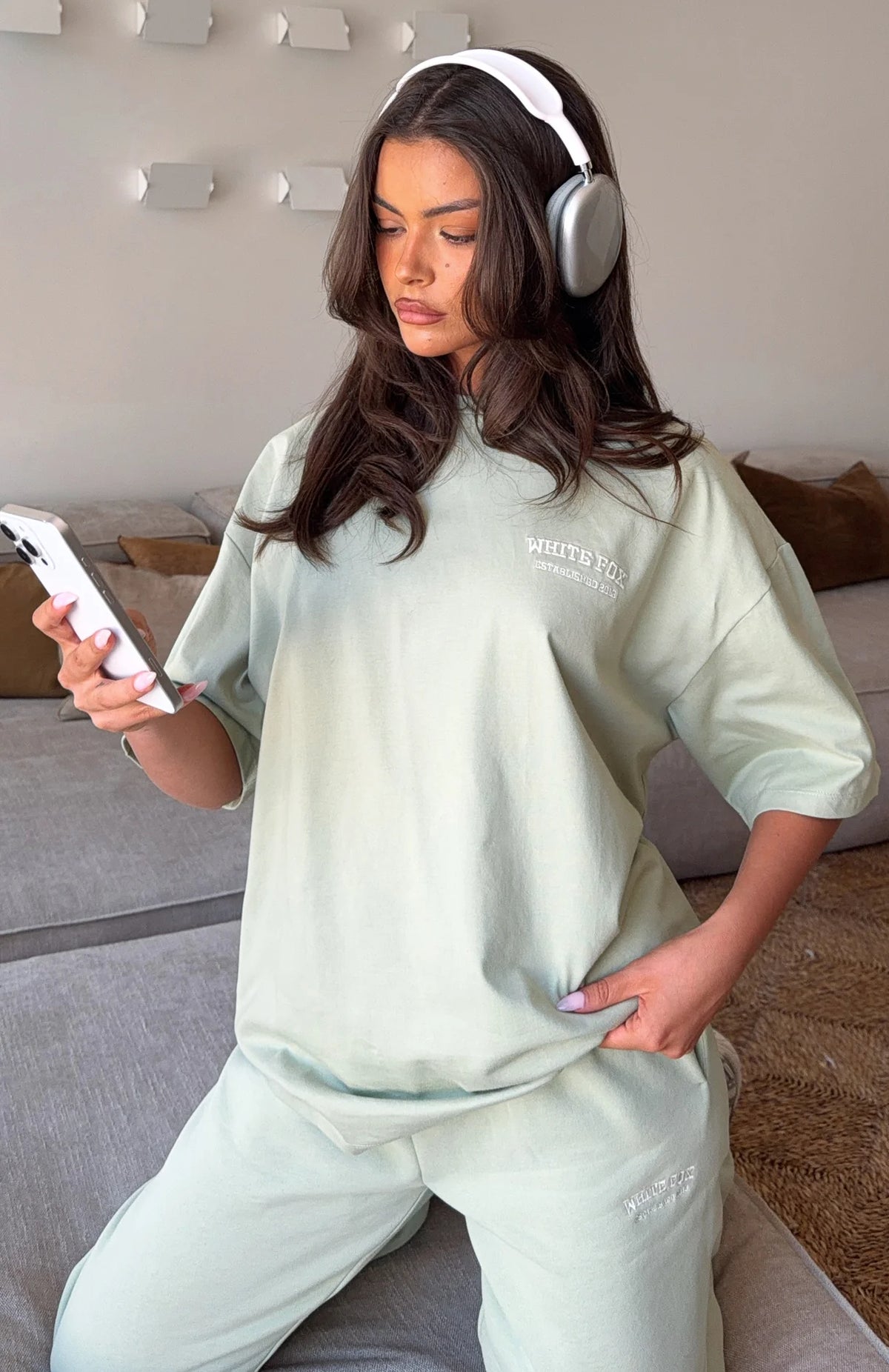 Can't Miss It Oversized Tee Sage