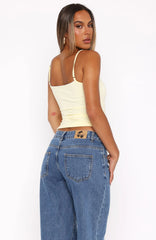 No Flaws Cami Top Butter