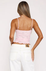 Sweet Sensation Cami Top Pink