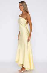 Miss Those Days Maxi Dress Lemon