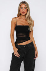 Sugar Honey Top Black