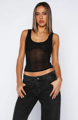 Let's Ride Top Black