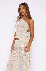 Tranquility Crochet Top Off White