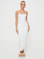 Elestria Maxi Dress White