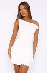 Lovey Dovey Mini Dress White